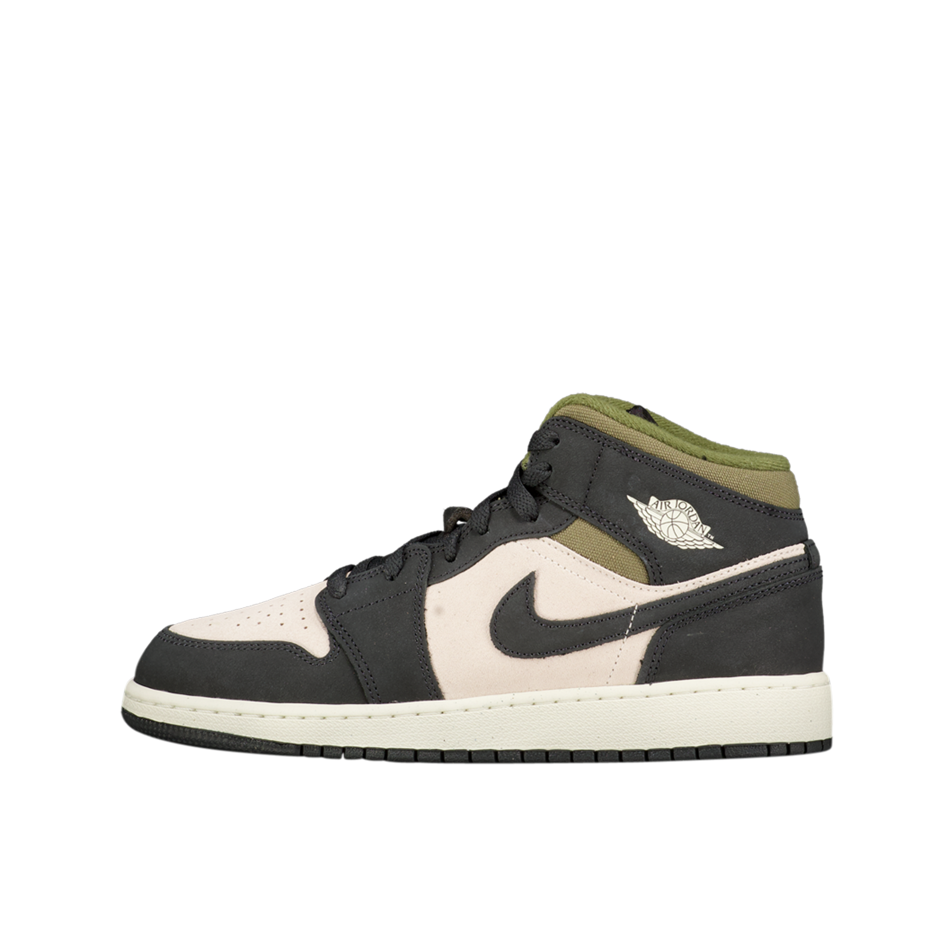 Air Jordan 1 Mid 'Medium Olive' (GS)