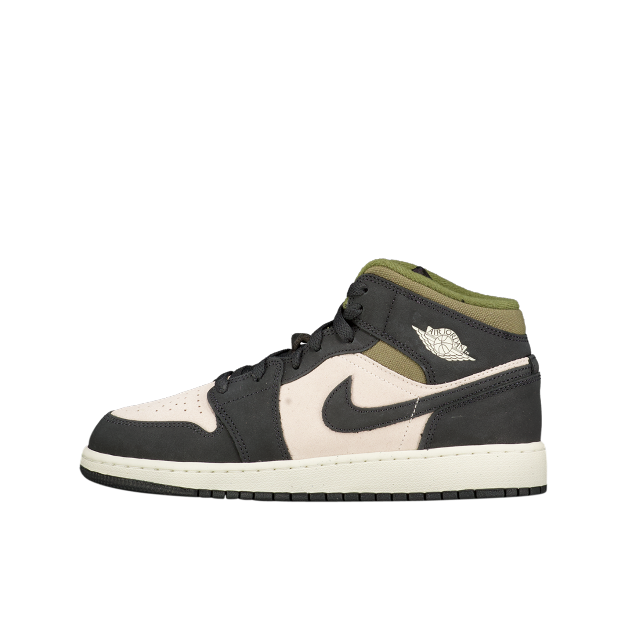 Air Jordan 1 Mid 'Medium Olive' (GS)