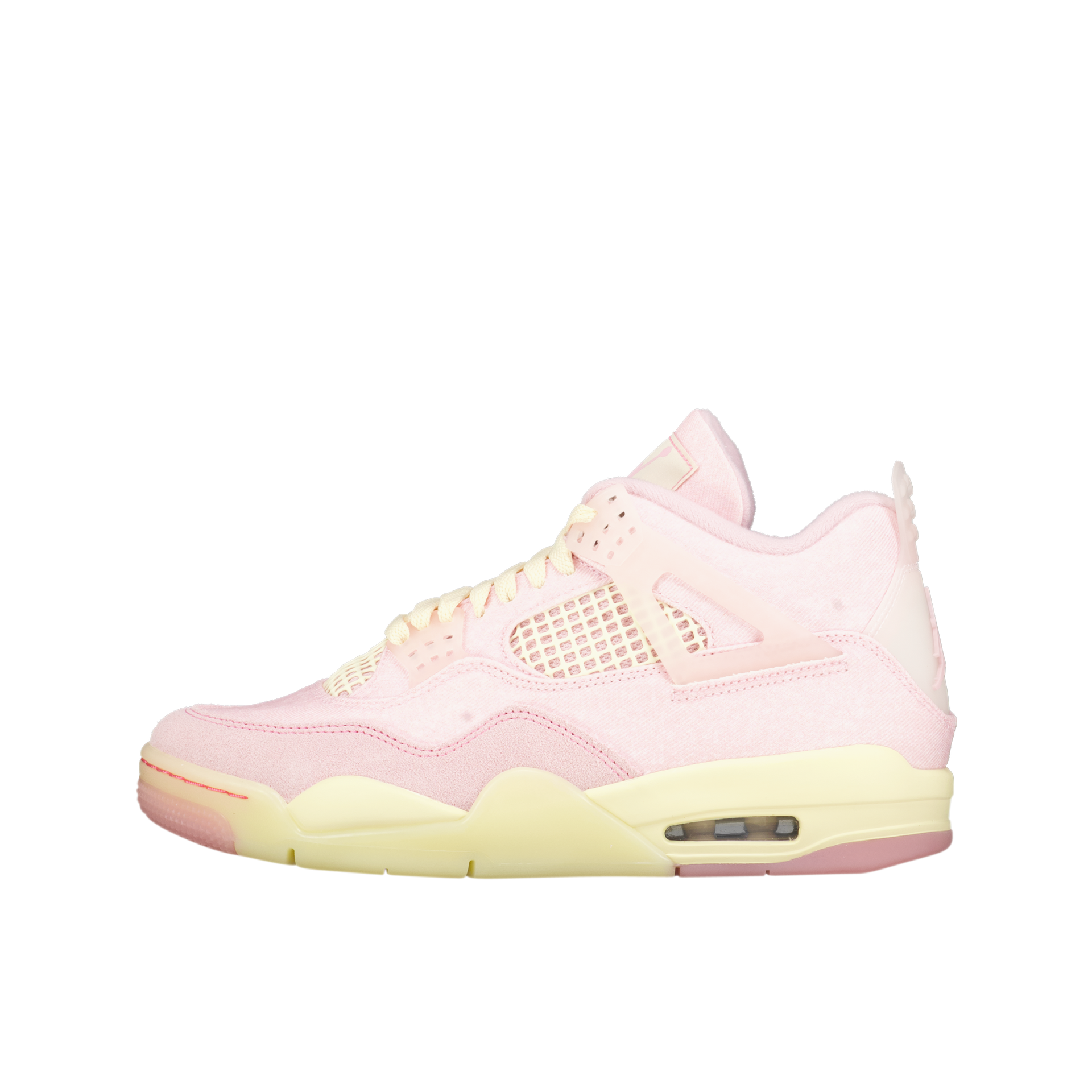 W Air Jordan 4 Denim 'Iced Carmine'
