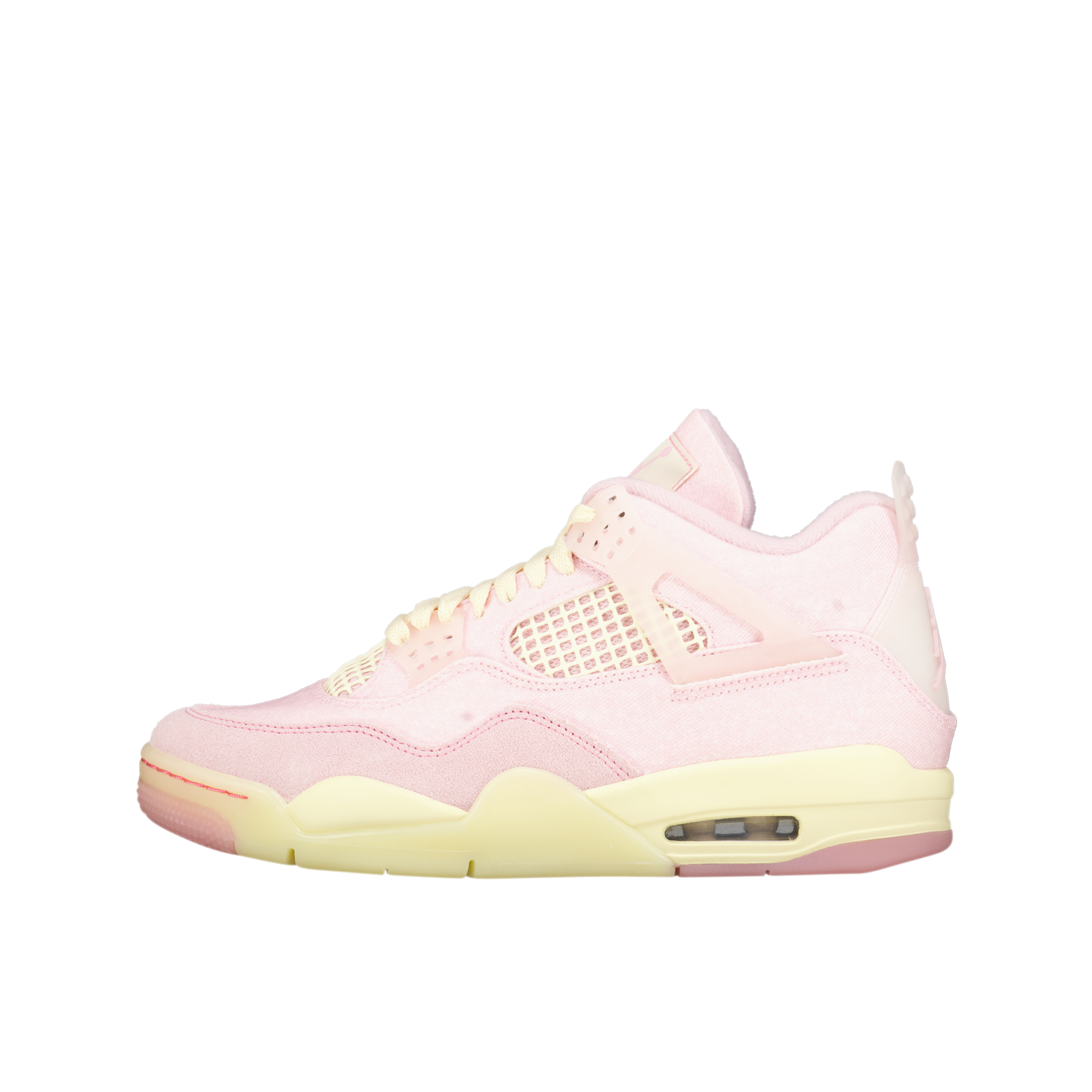 W Air Jordan 4 Denim 'Iced Carmine'