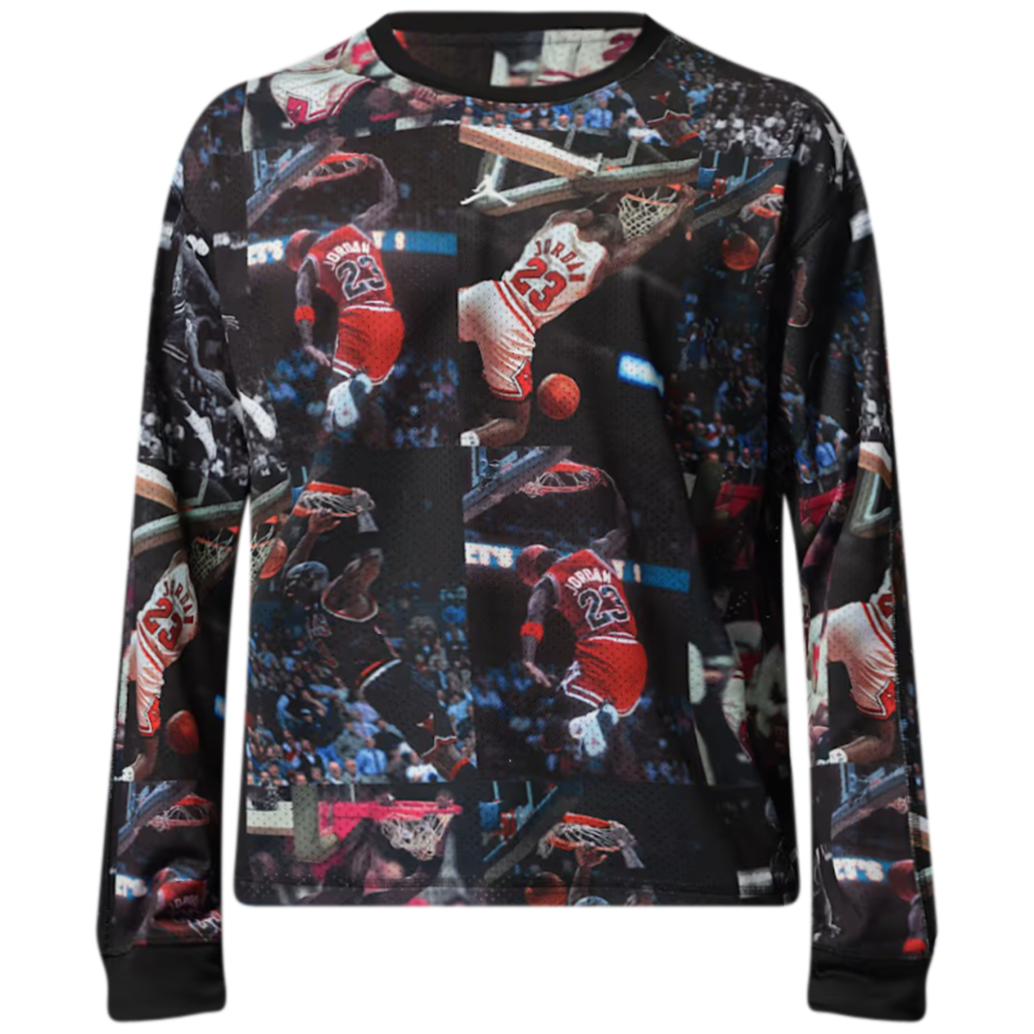Printed Long-Sleeve Jersey