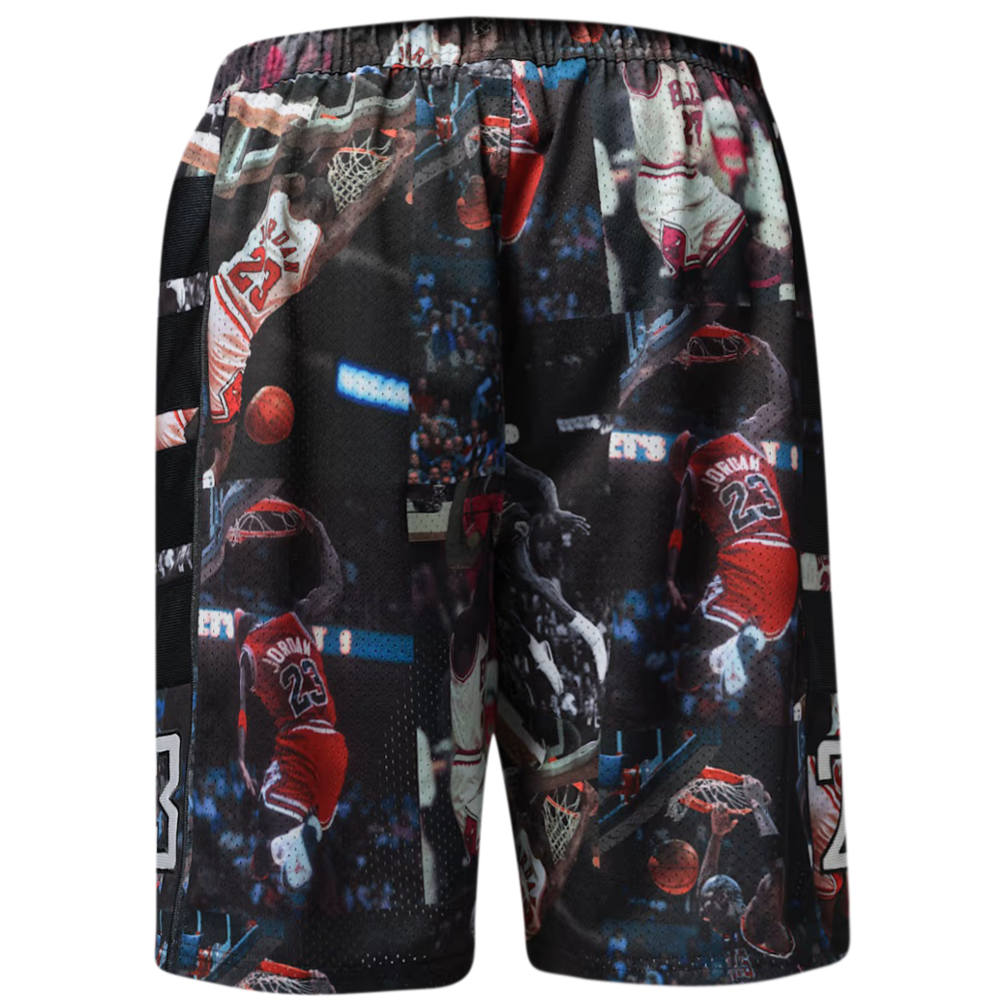 Printed Cat Scratch Shorts