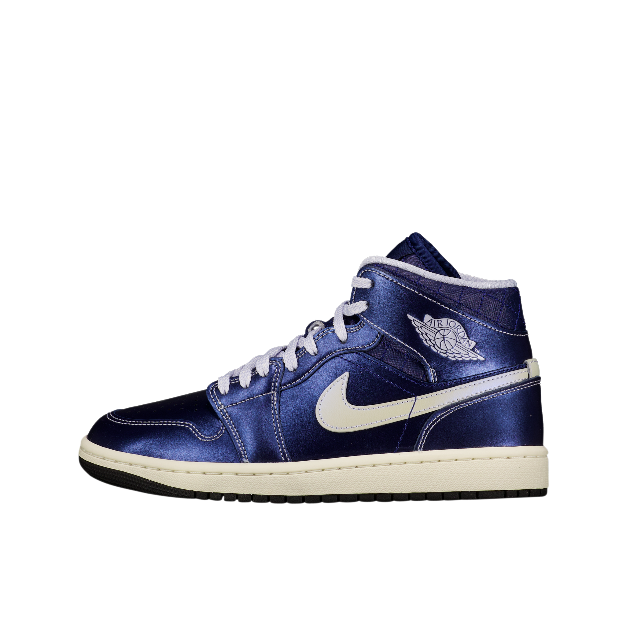 W Air Jordan 1 Mid 'Metallic Blue'