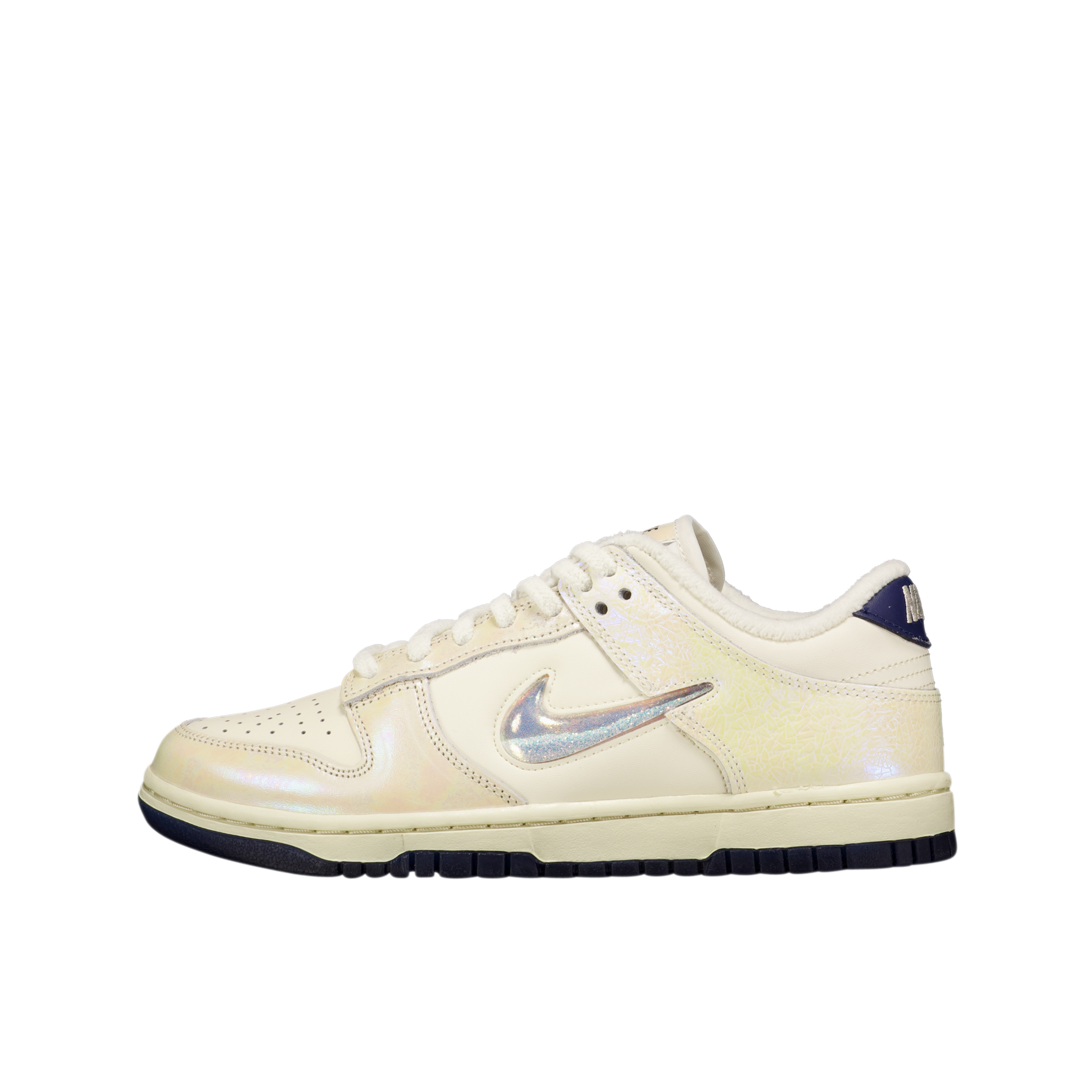 W Nike Dunk Low Jewel Swoosh 'Soft Pearl'