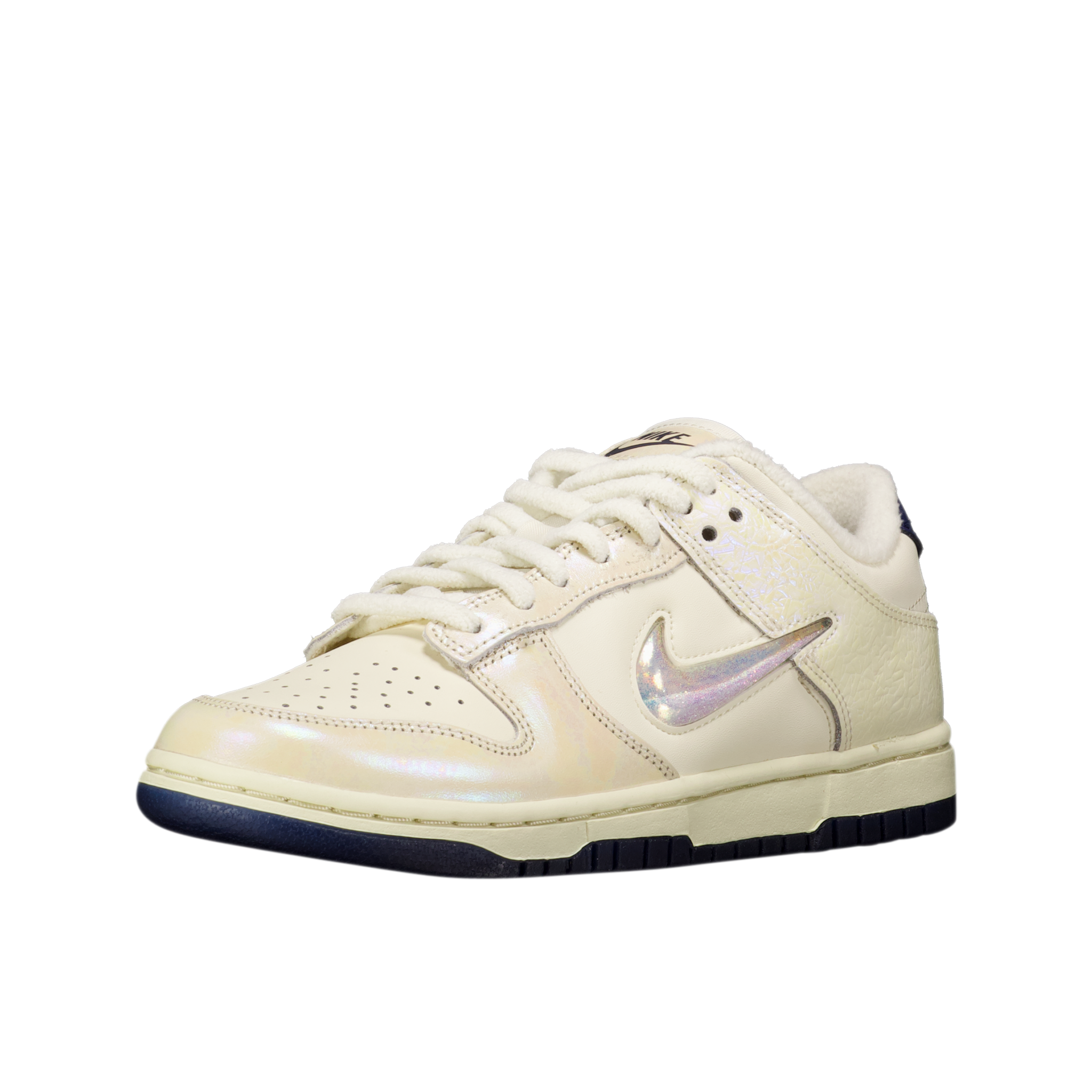W Nike Dunk Low Jewel Swoosh 'Soft Pearl'
