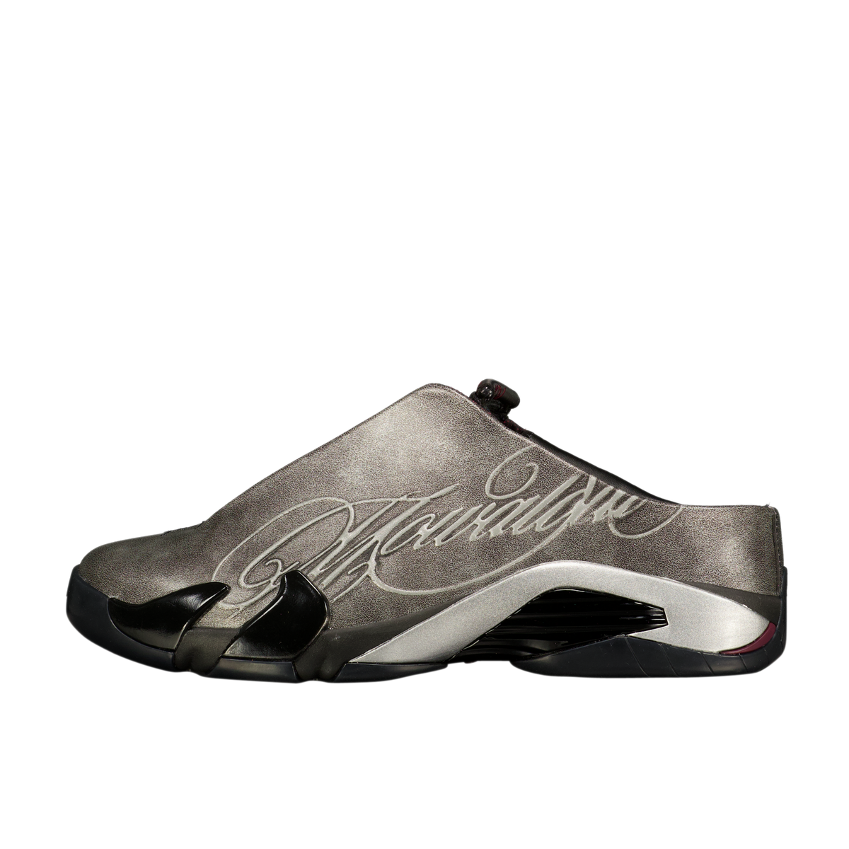 Mowalola X Air Jordan 14 Retro Mule 'Metallic Silver'