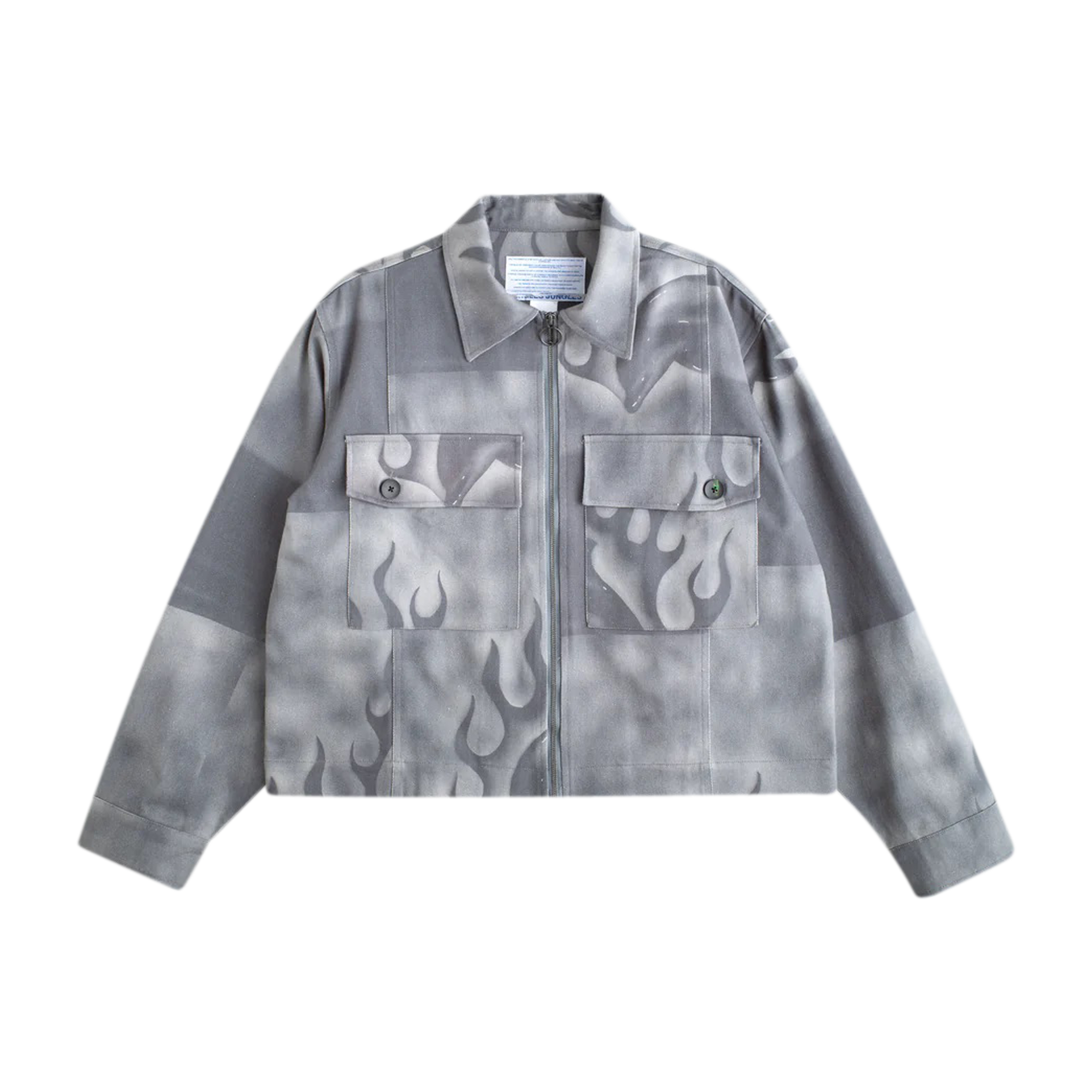 Flaming Dolphin Trucker Jacket