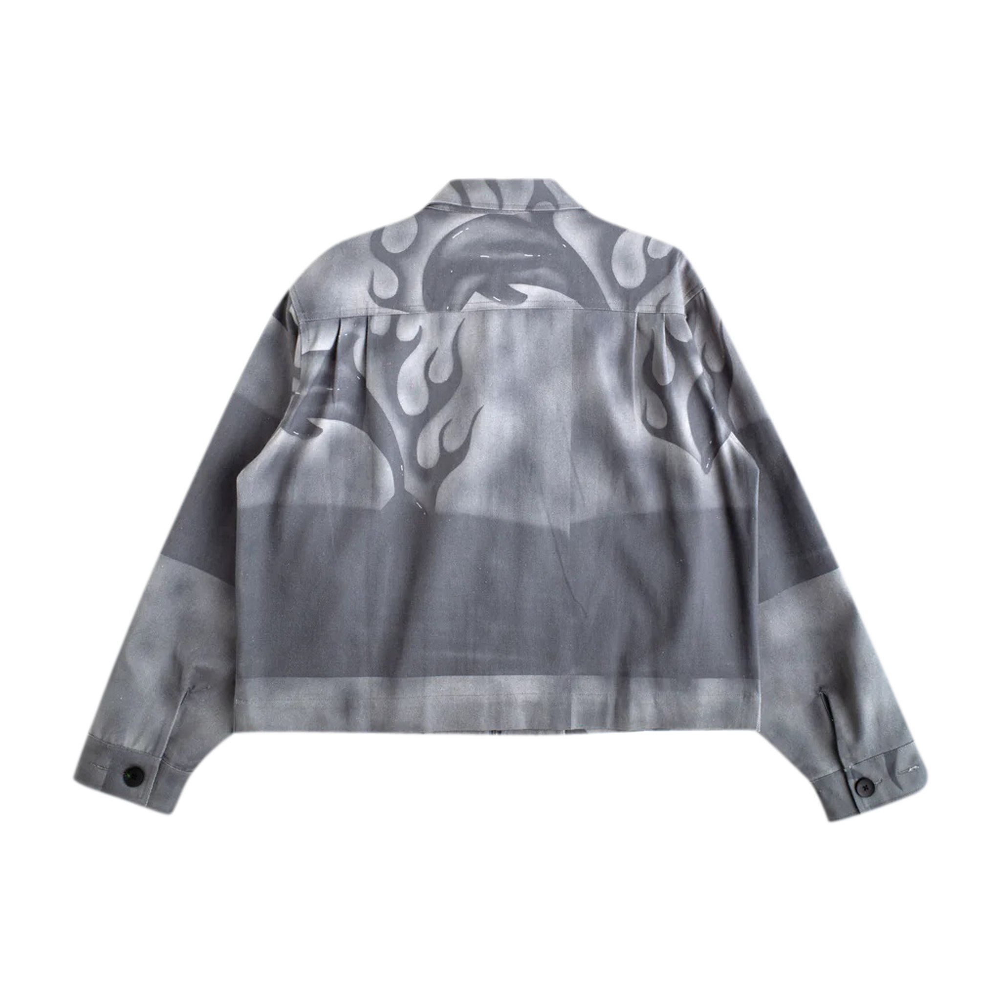 Flaming Dolphin Trucker Jacket