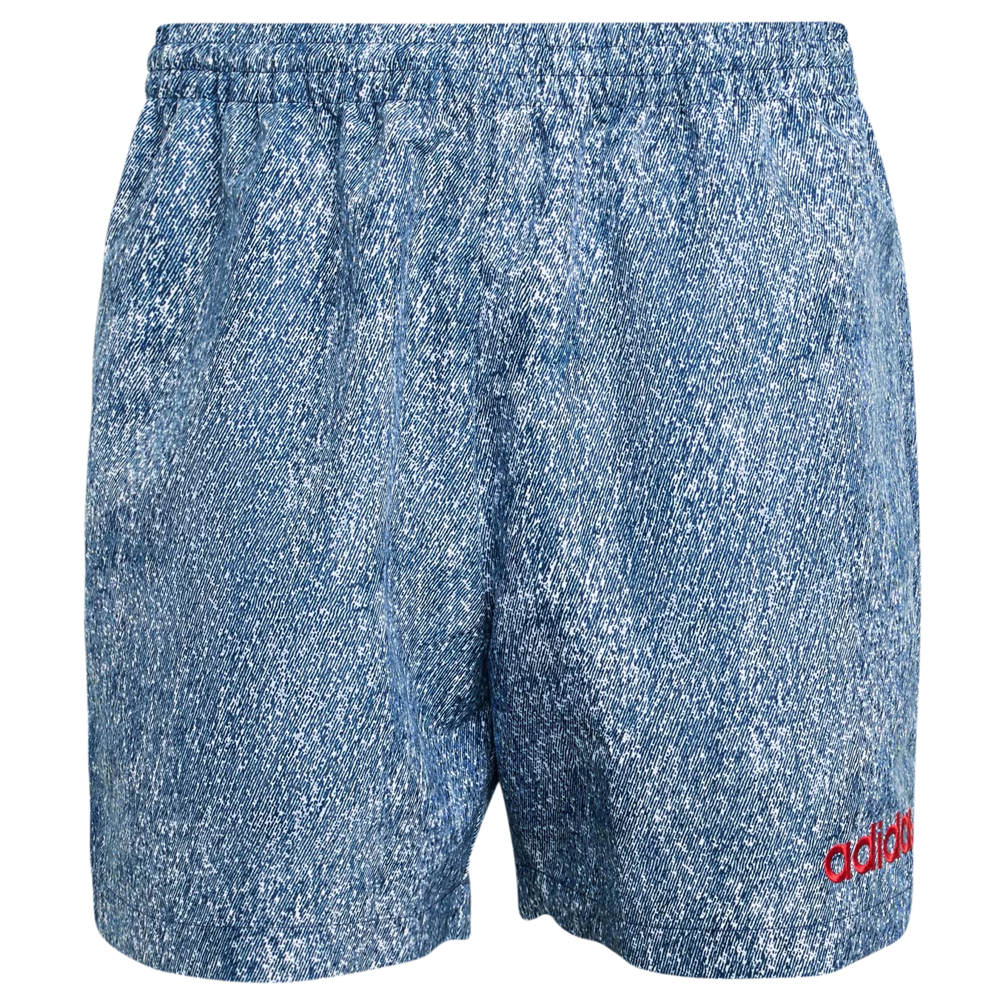 Denim Graphic Shorts