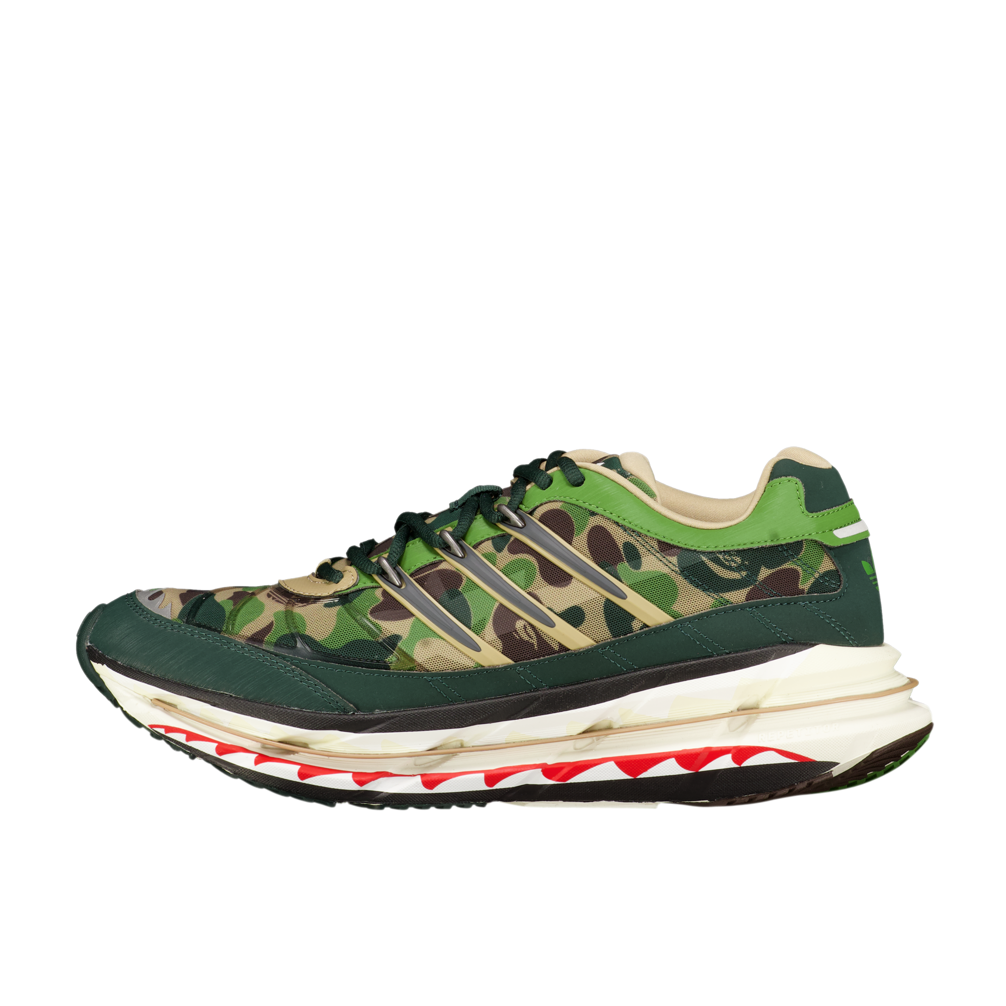 Bape X Adidas Adistar Hrmy 'Camo Green'