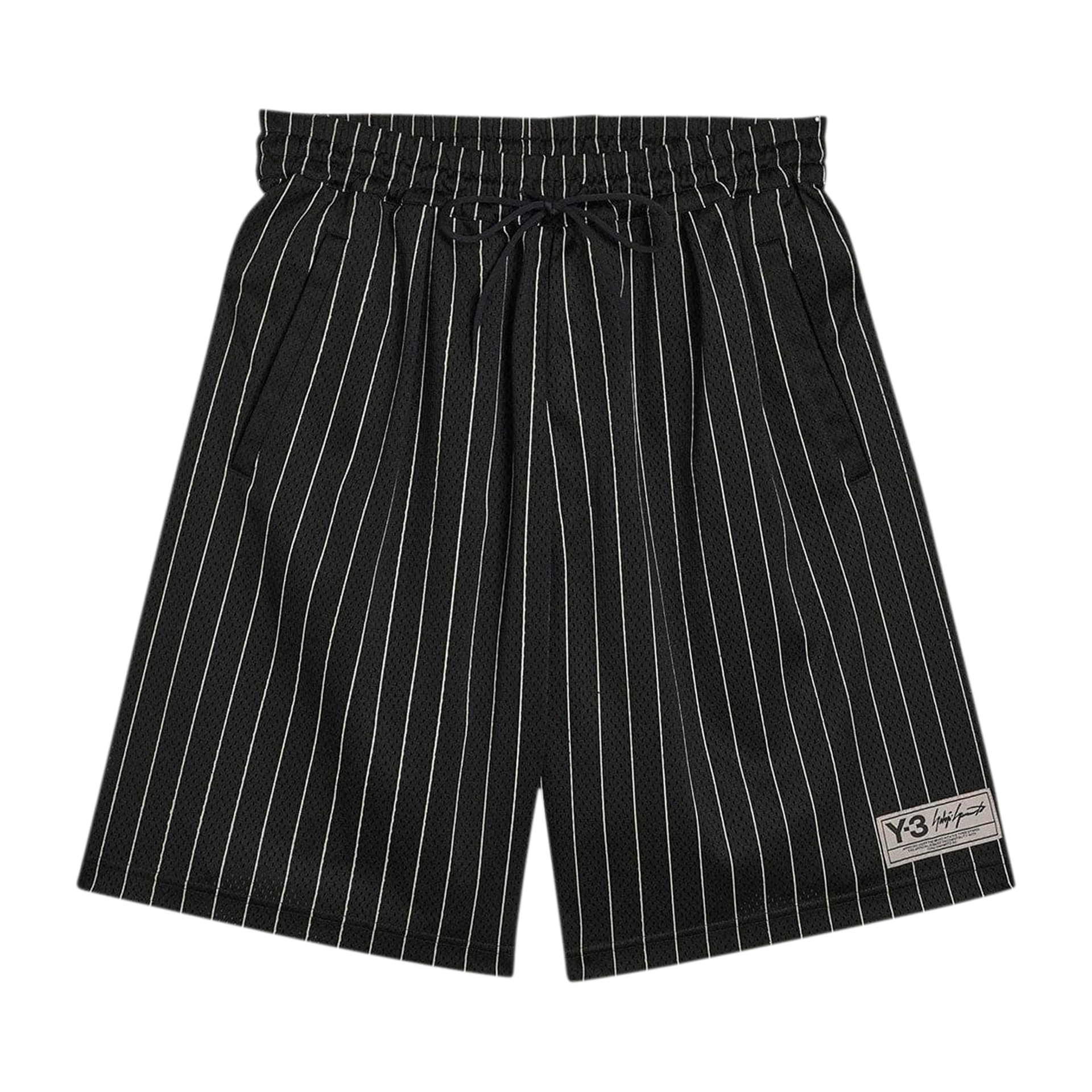 Y-3 X Adidas Mesh Pinstripe Shorts