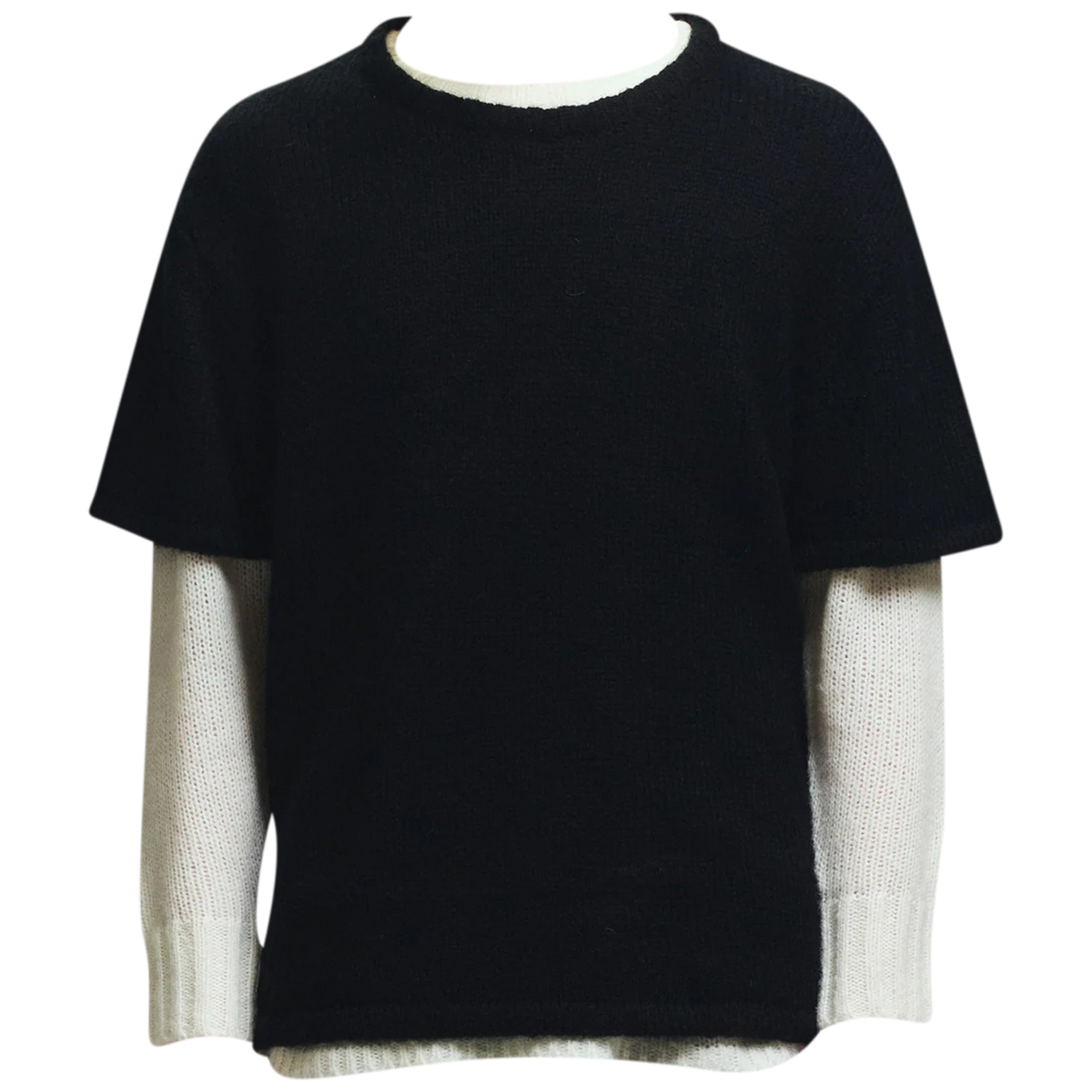 Double Knit Layered Sweater