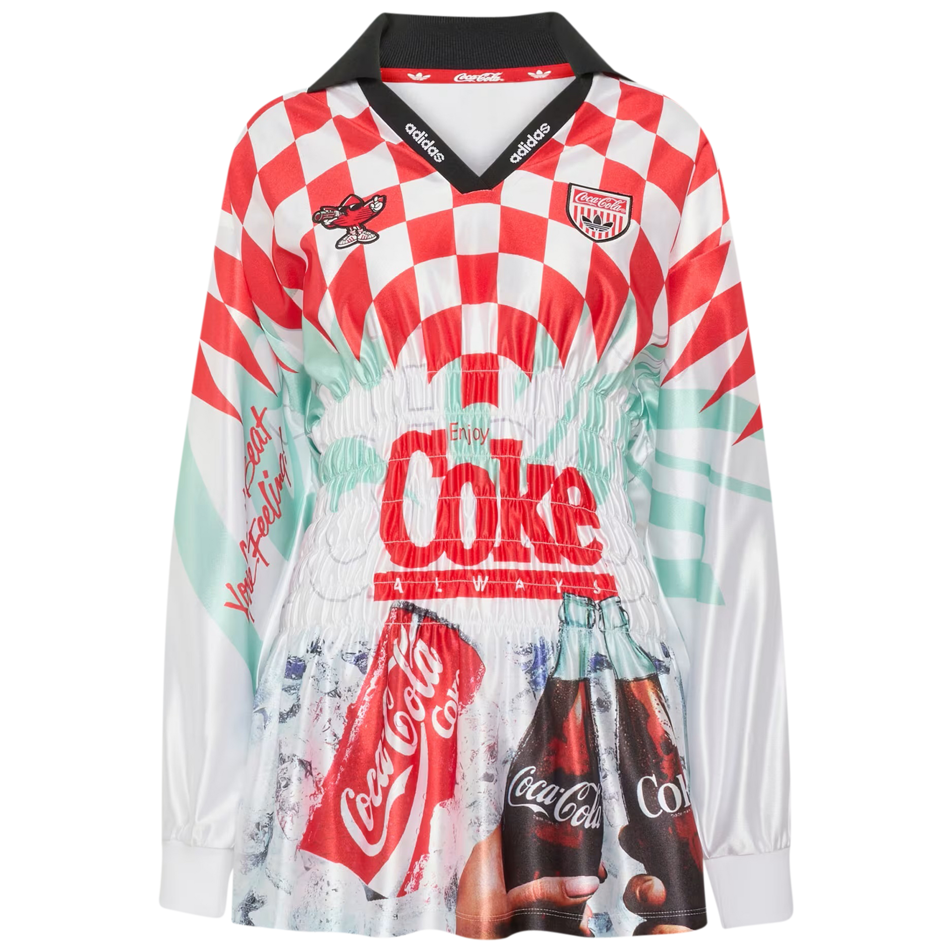Coca-Cola X Adidas Mash up Smocked Jersey