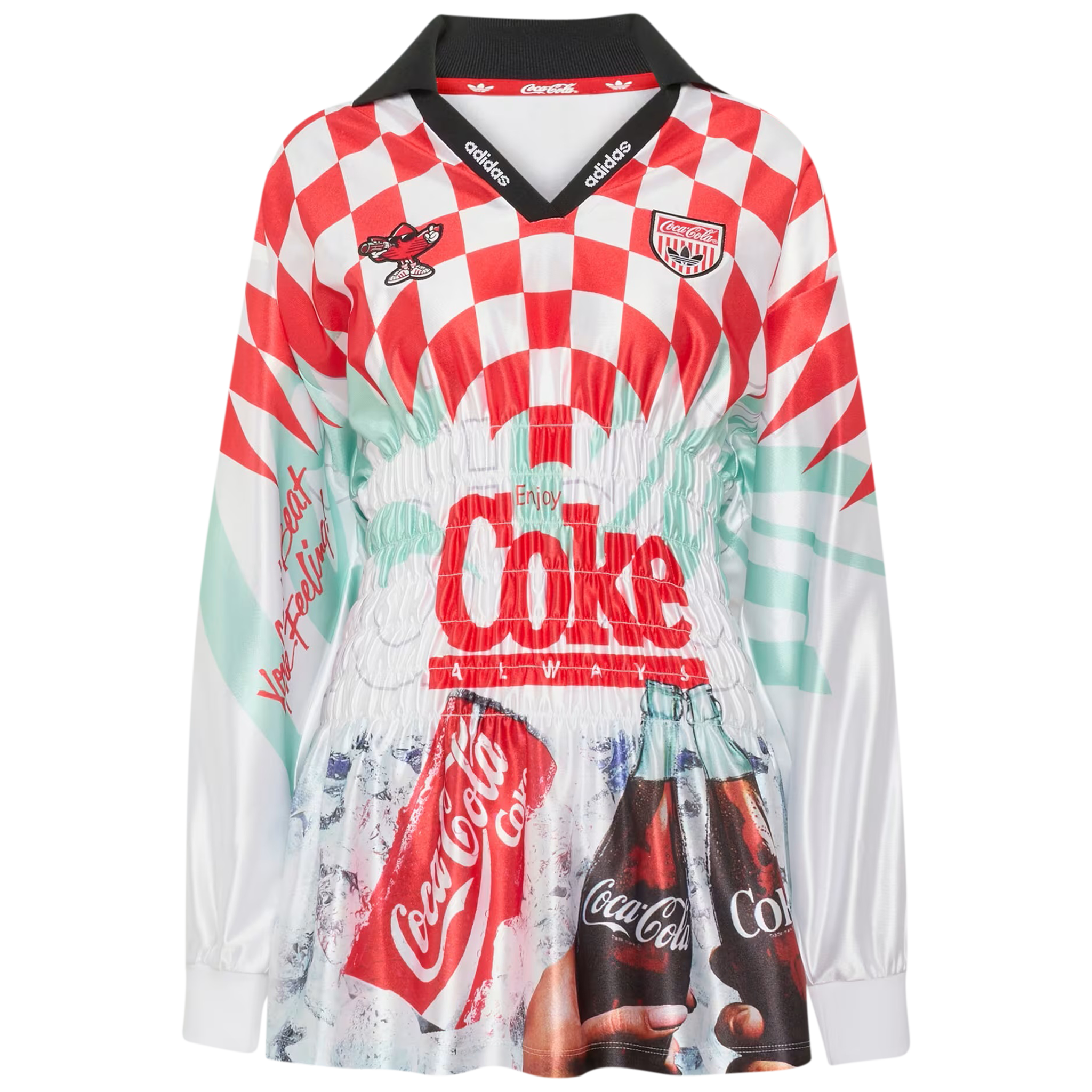Coca-Cola X Adidas Mash up Smocked Jersey