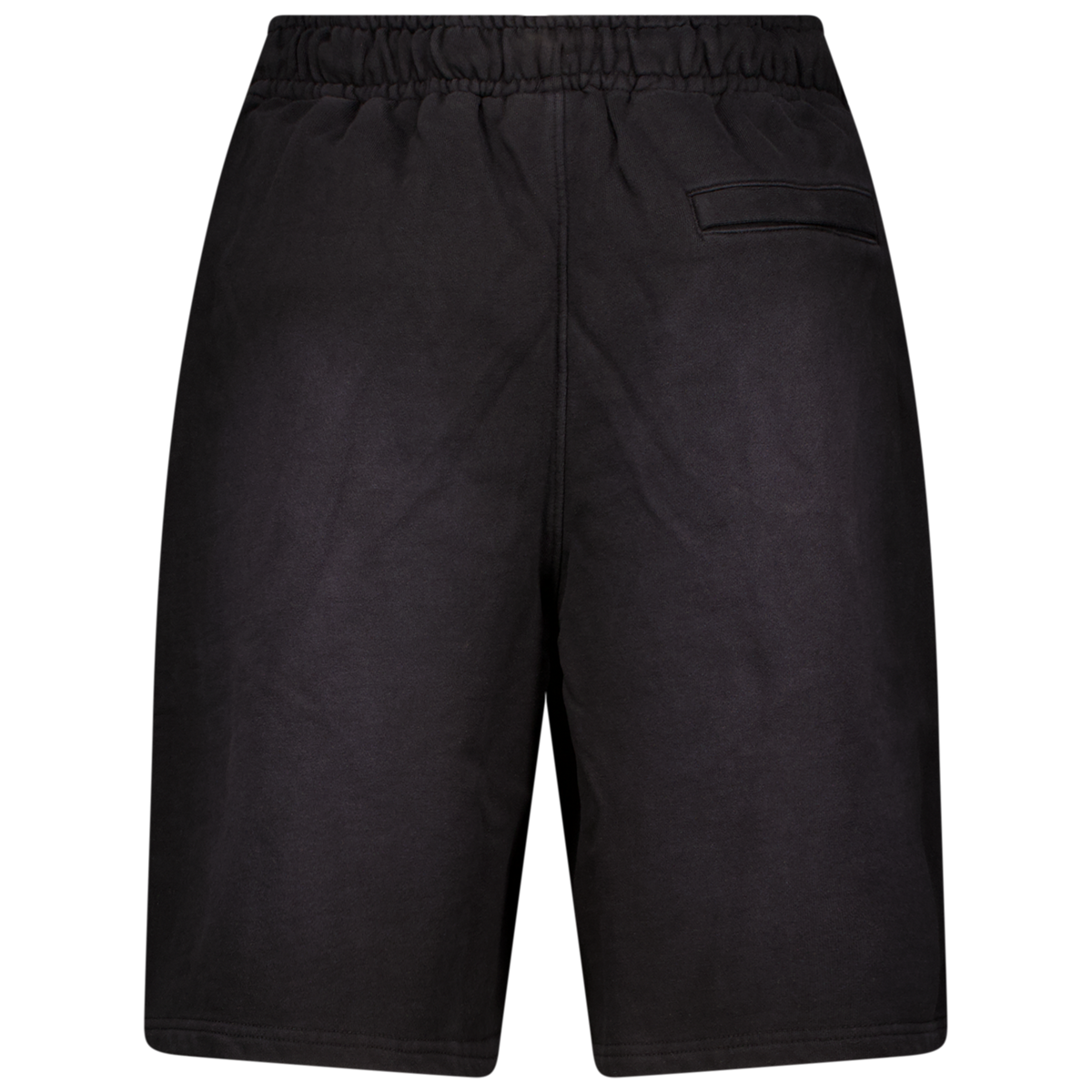 Diagonal Garment Wash Shorts