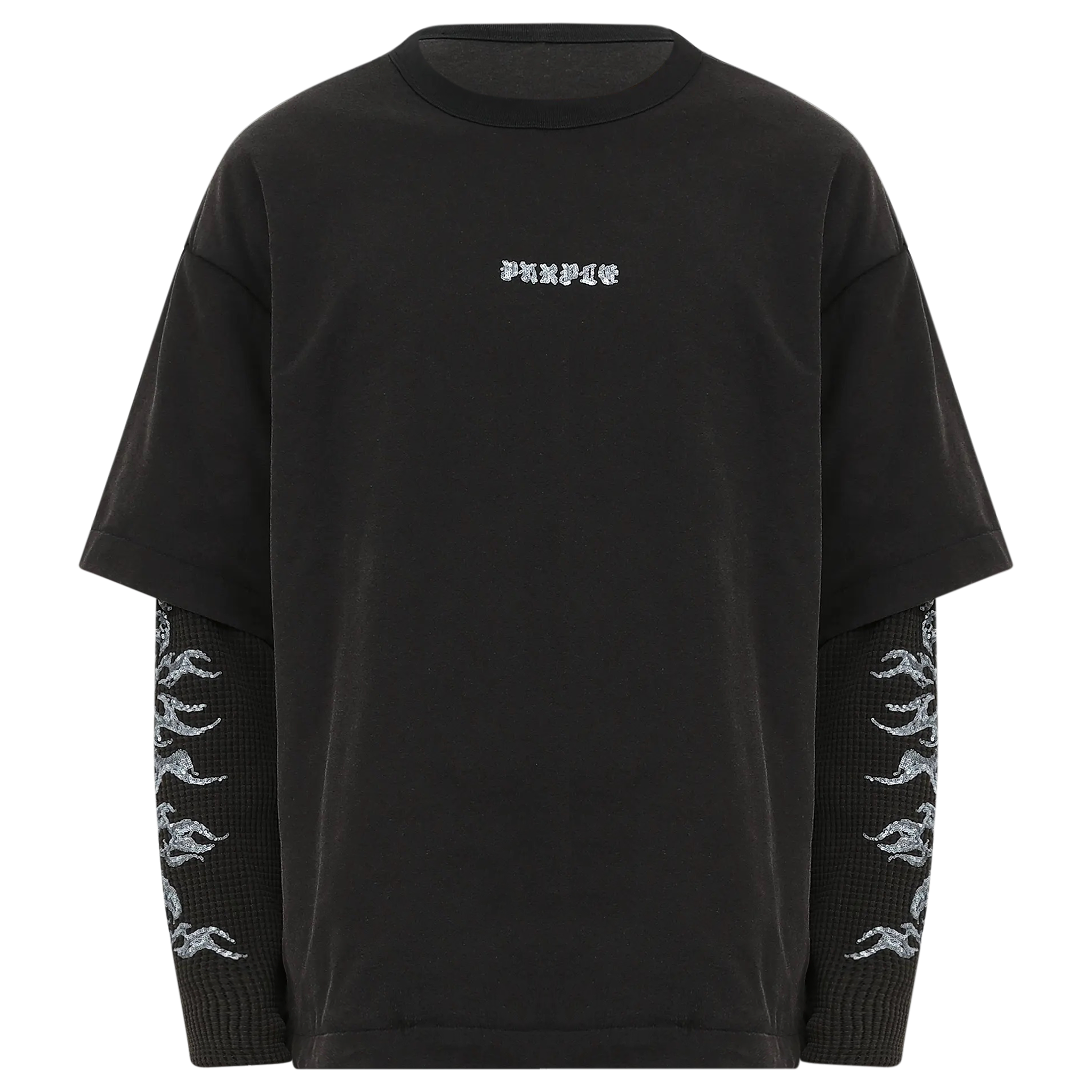 Textured Jersey Padded Tee