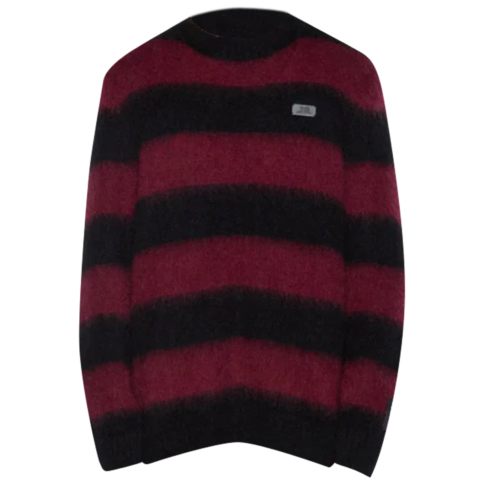 RUGGED MOHAIR KNIT CREWNECK