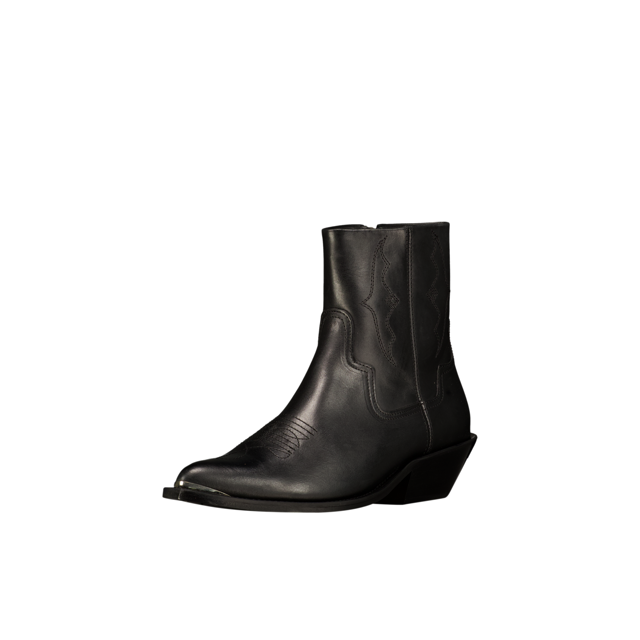 Michael Zip Boot Leather