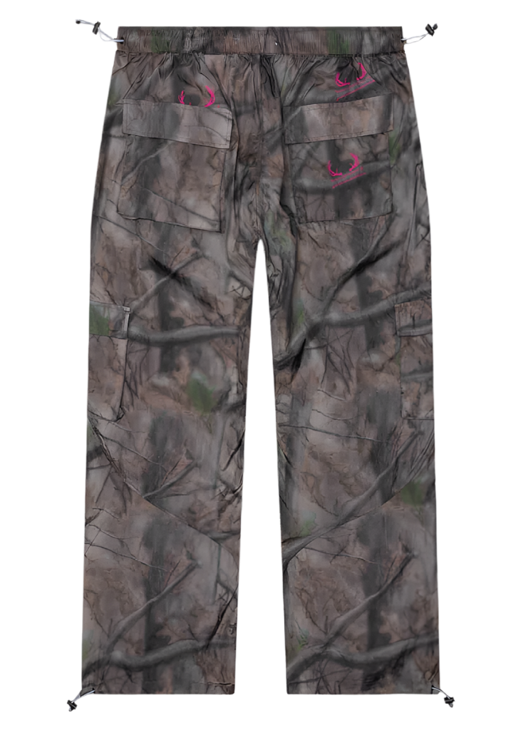 Fake Tree Camo Parachute Pant