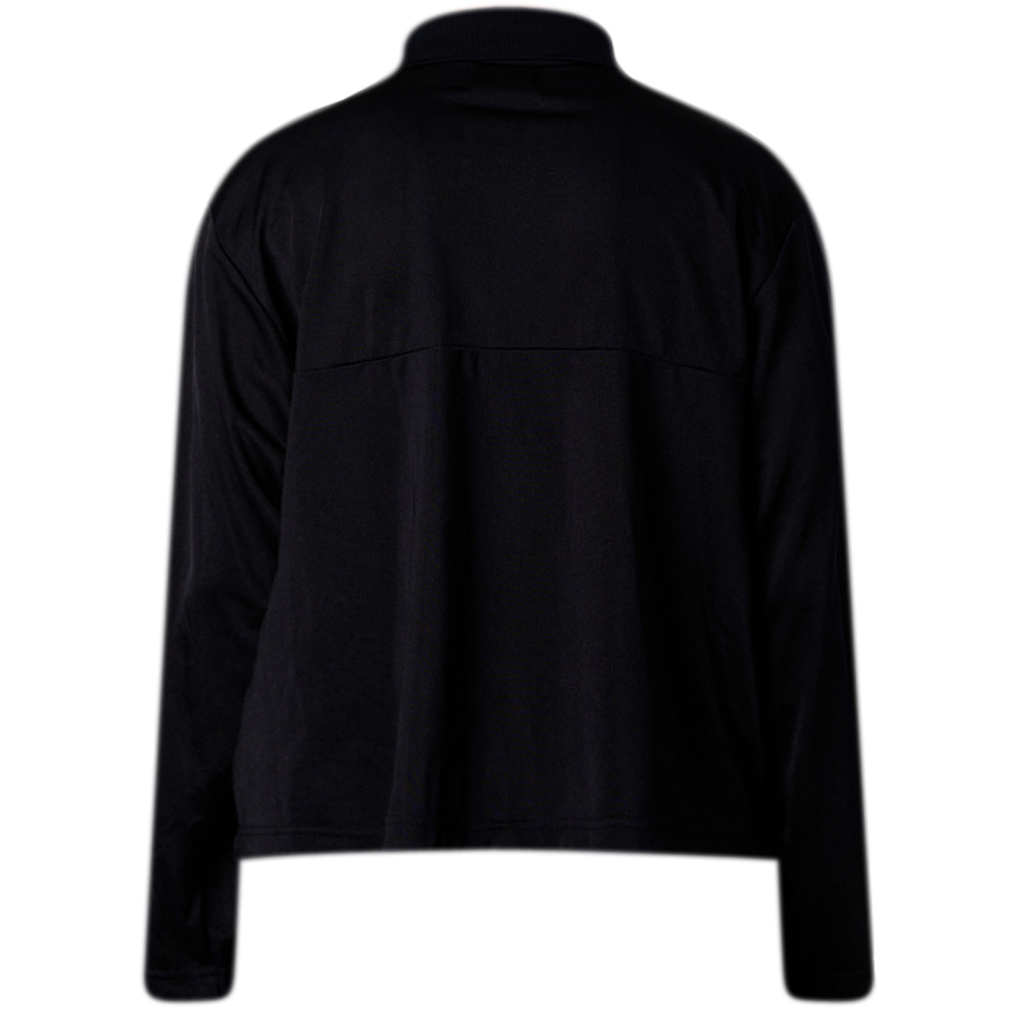 Swan Mesh Long Sleeve Polo