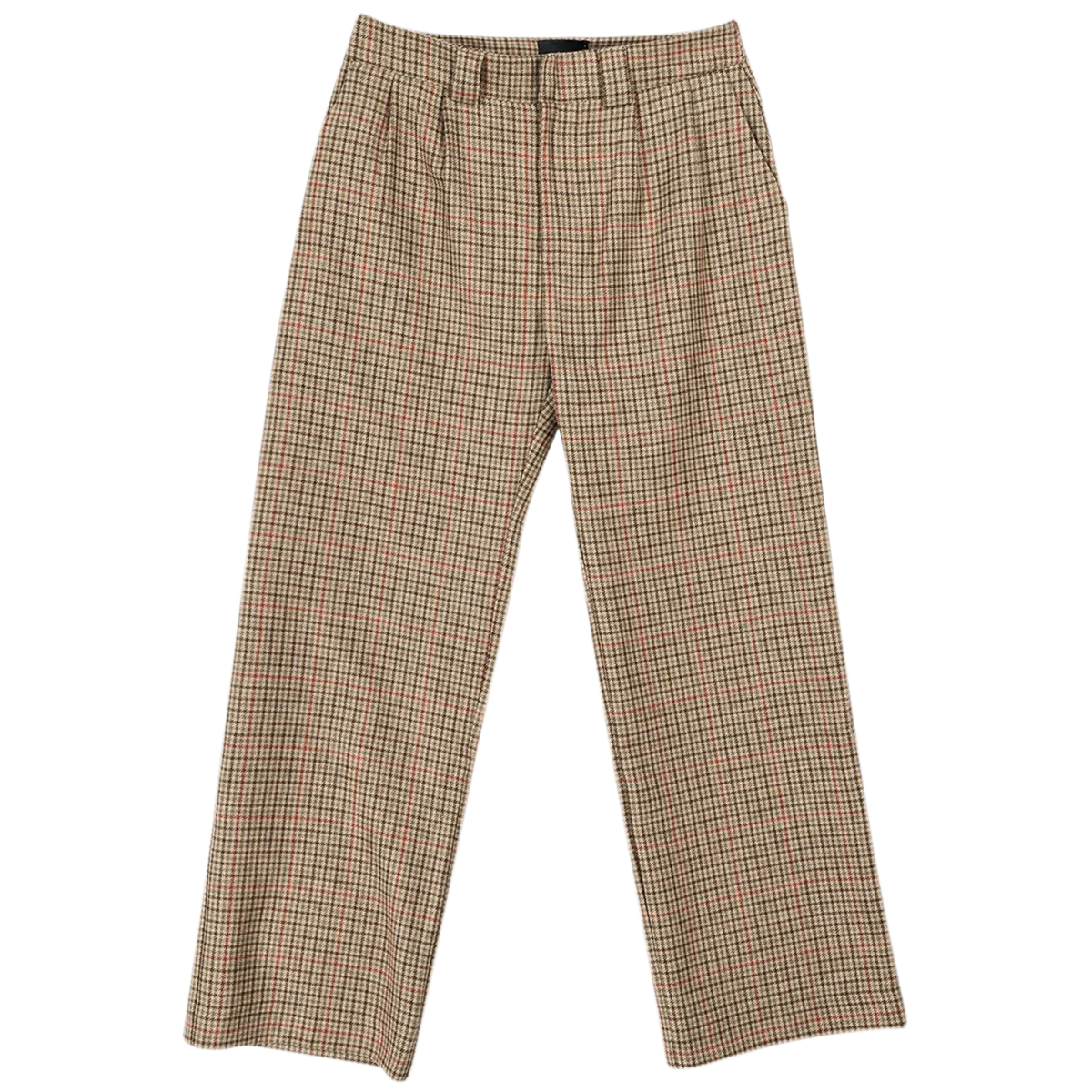 Wool Pleated Woven Pants