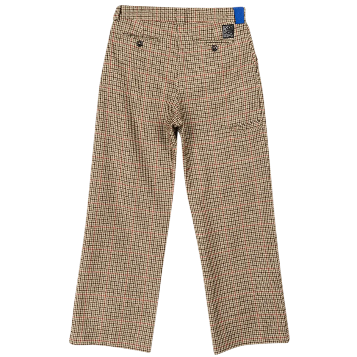 Wool Pleated Woven Pants