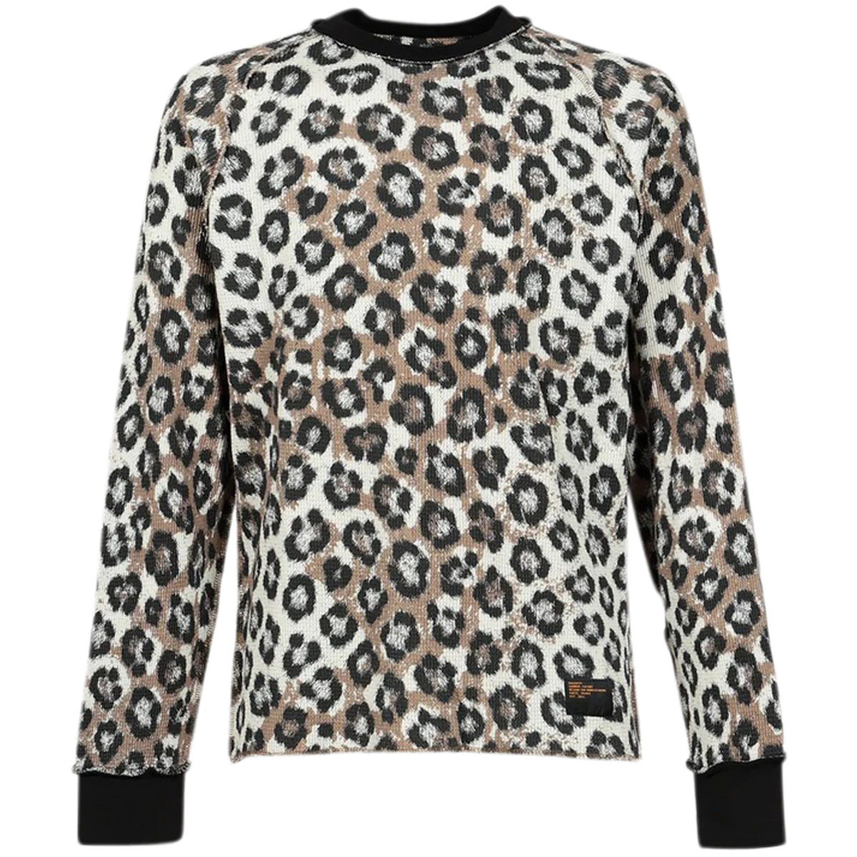 Leopard Thermal Knit Tee