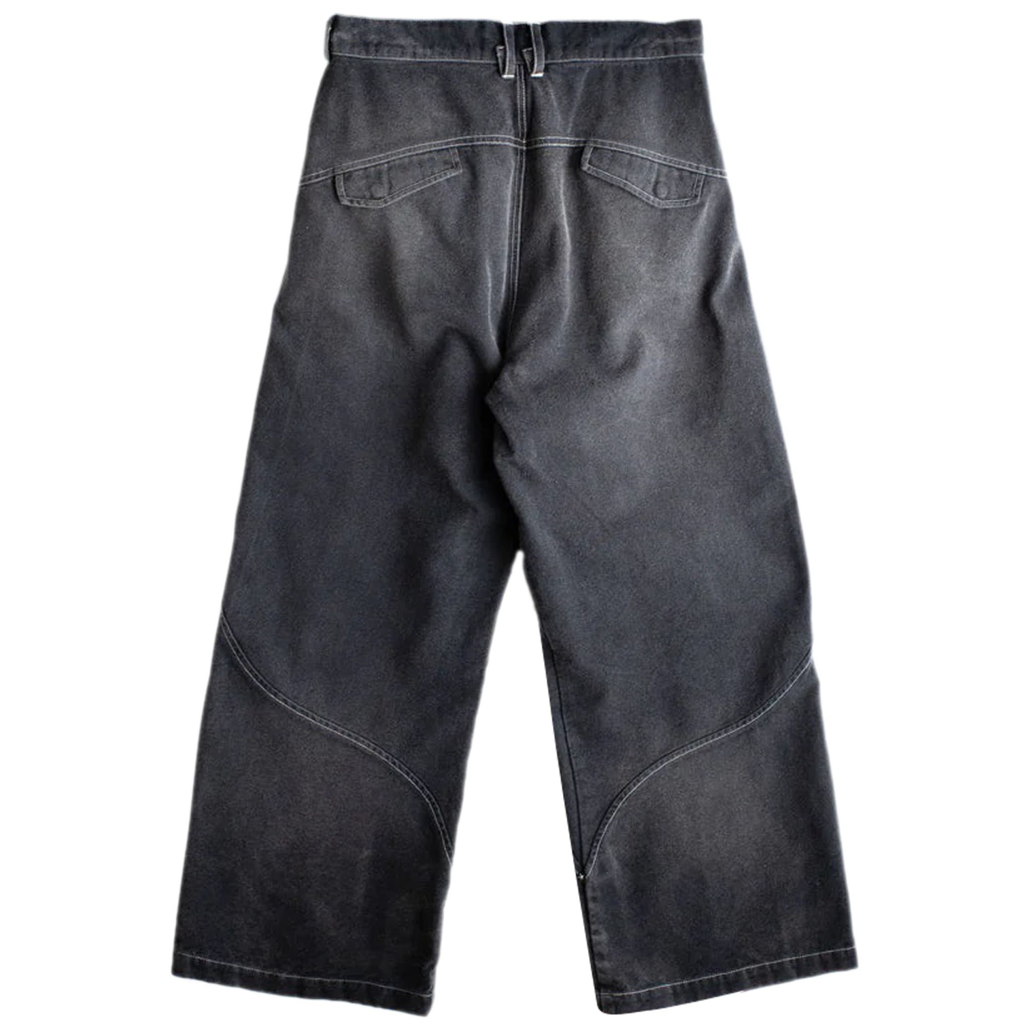 Denim Slant Pant