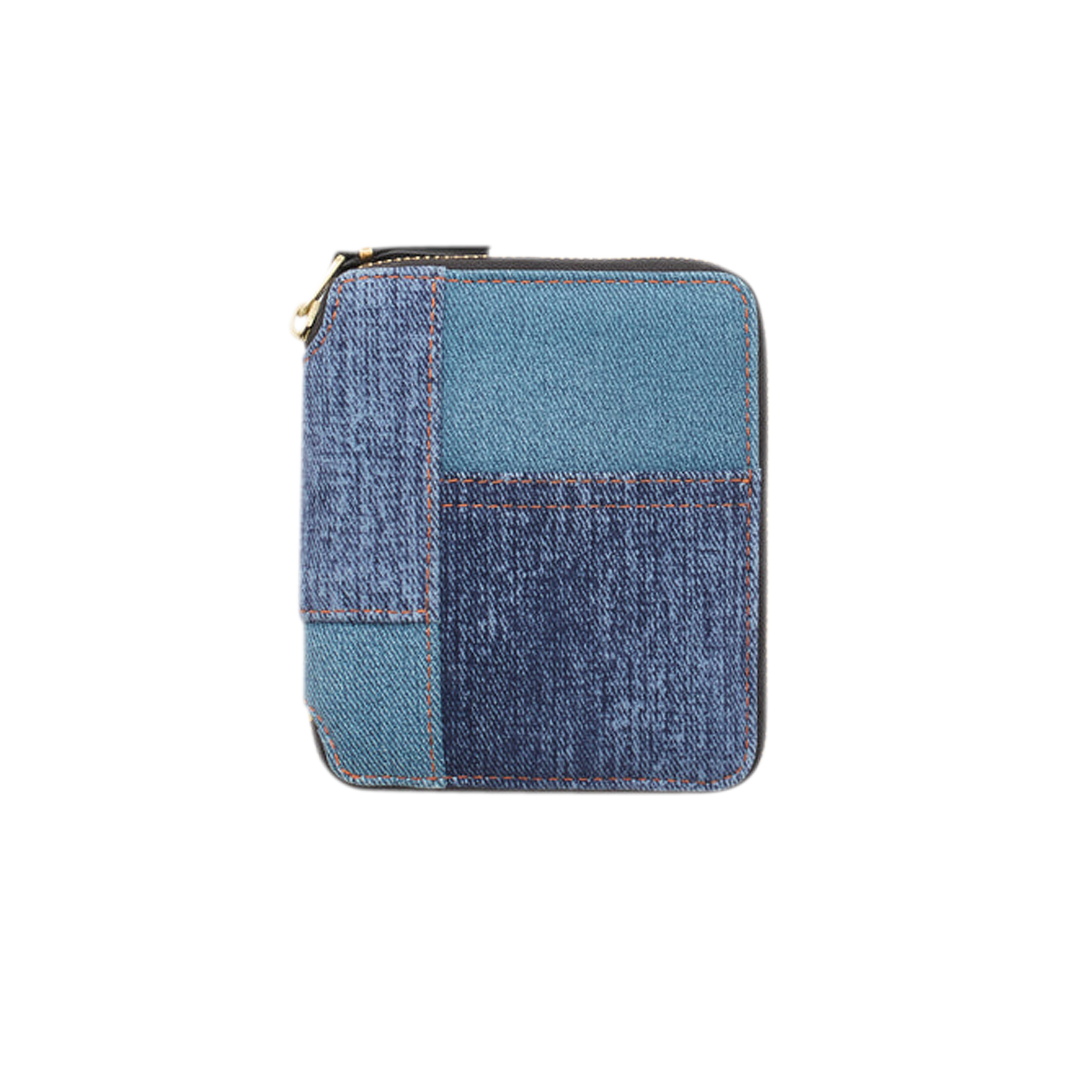 Denim Pocket Zip Wallet