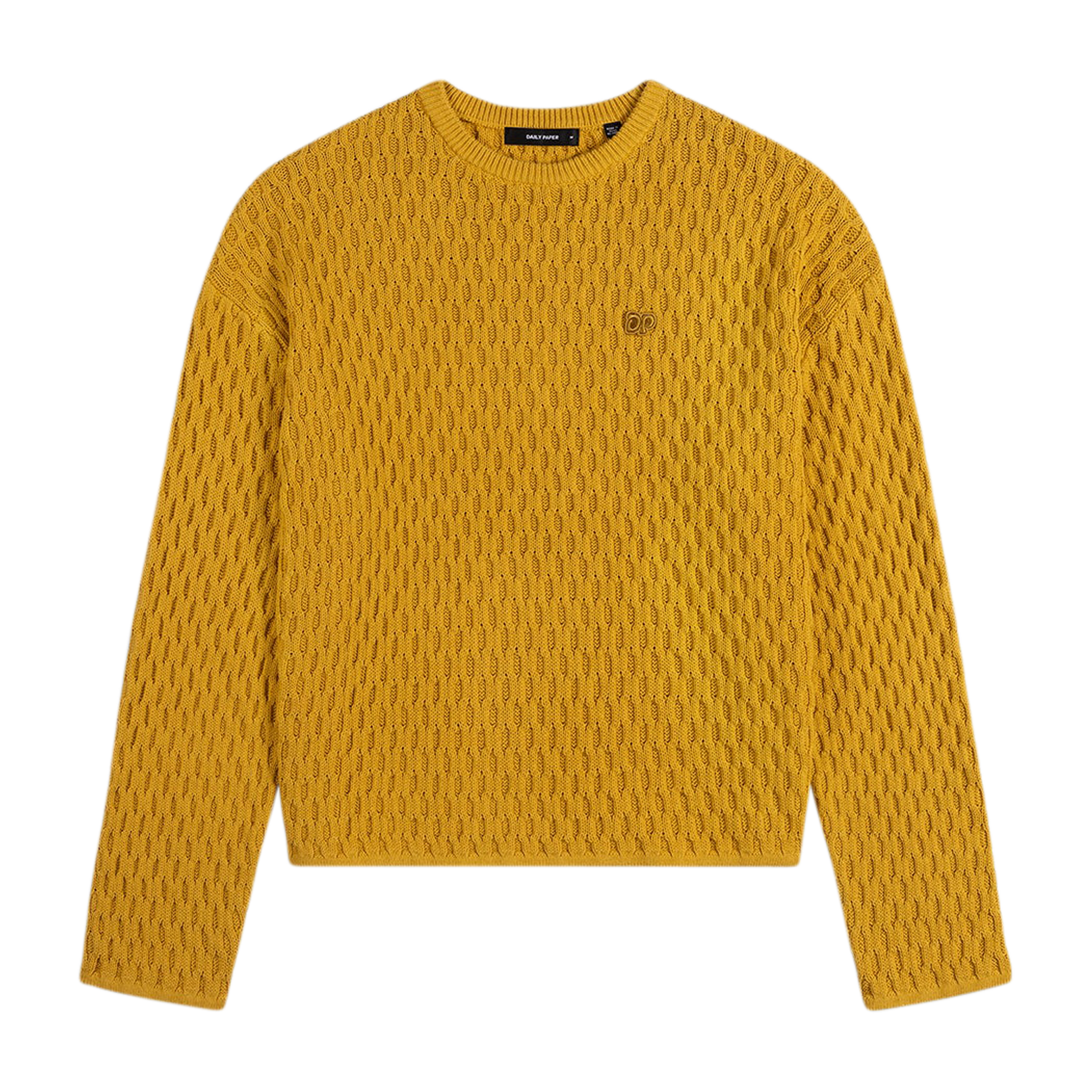 DP Badge Flat Knit Sweater