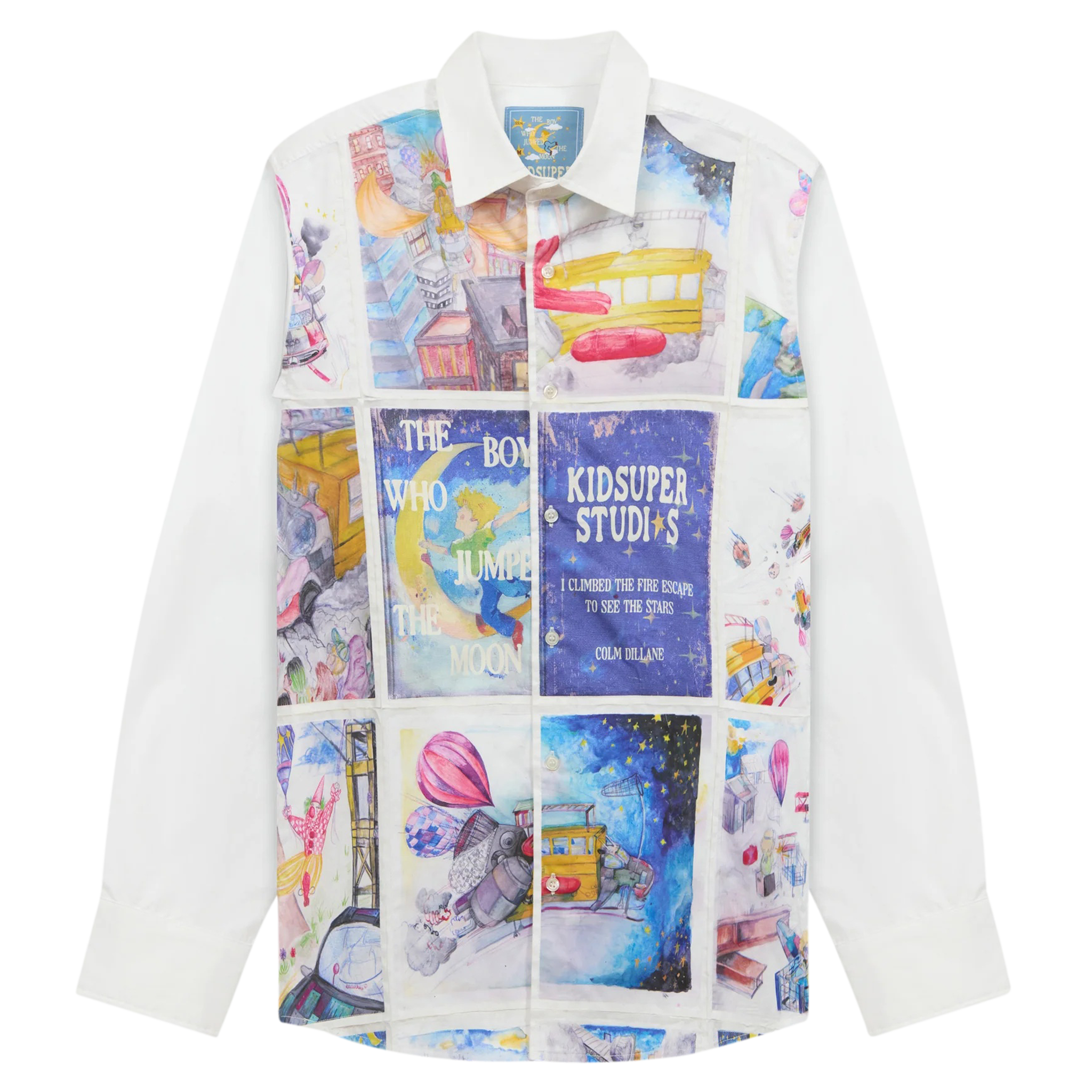 Book Pages Patchwork Shirt