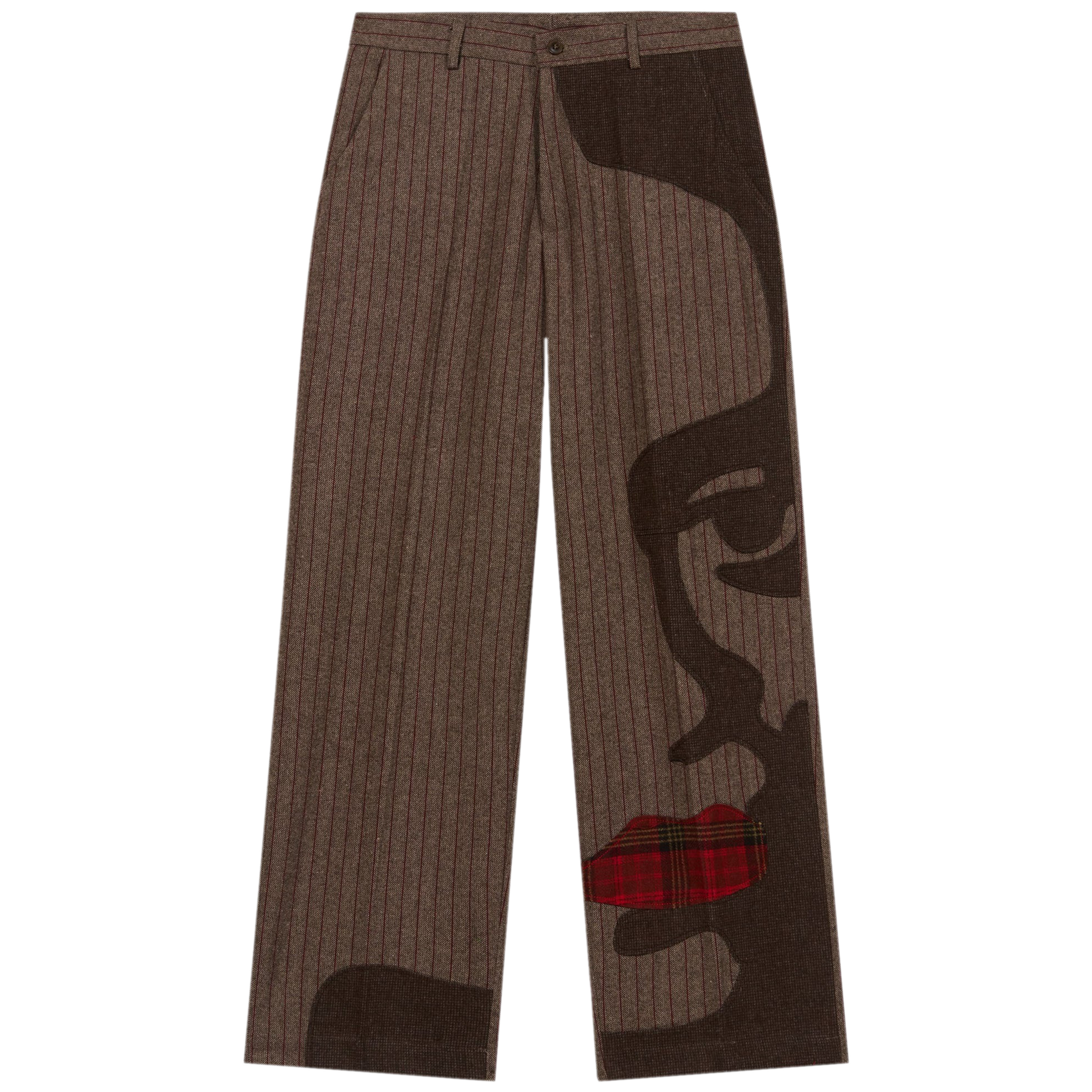Patchwork Face Suit Bottom