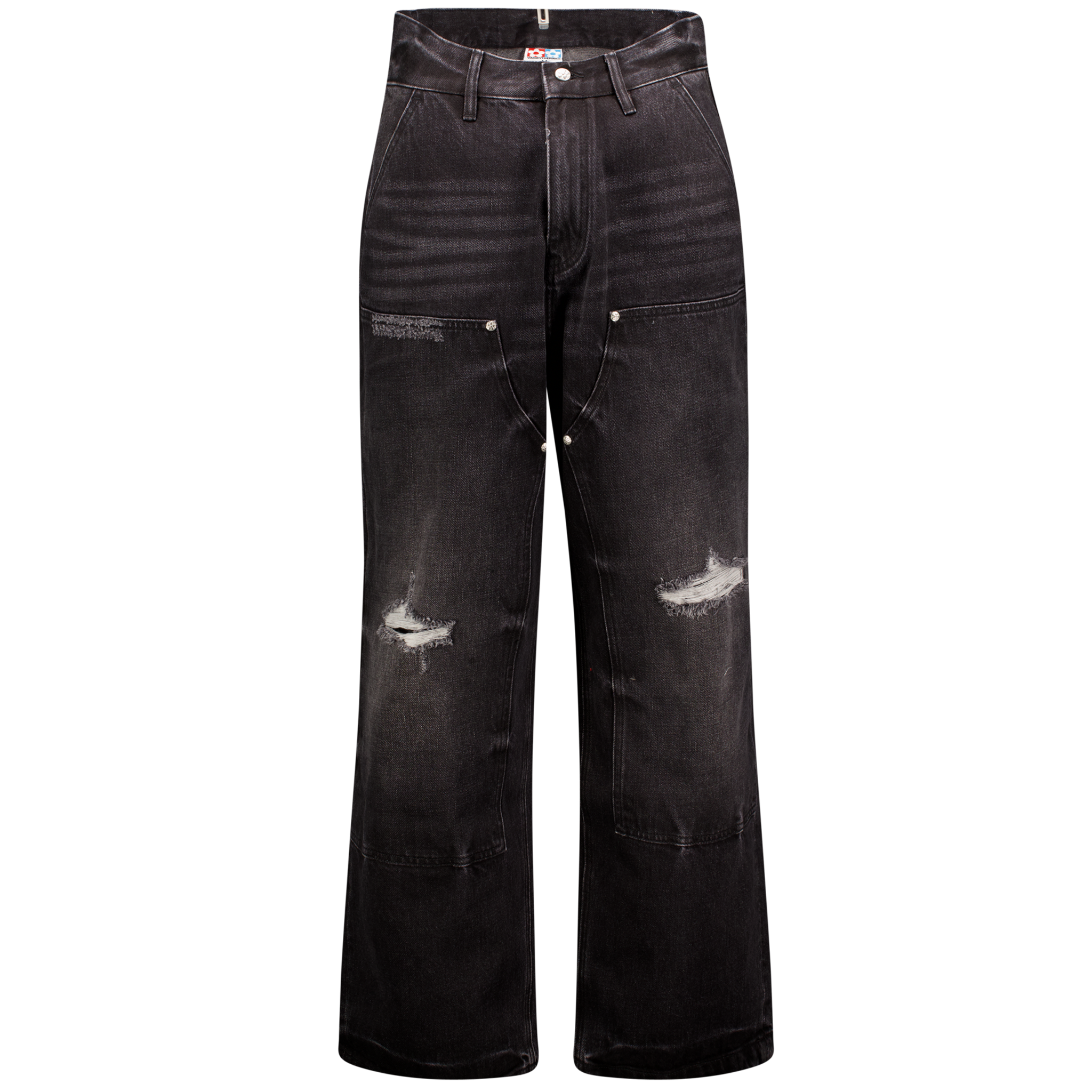 Vintage Washed Double Knee Pants