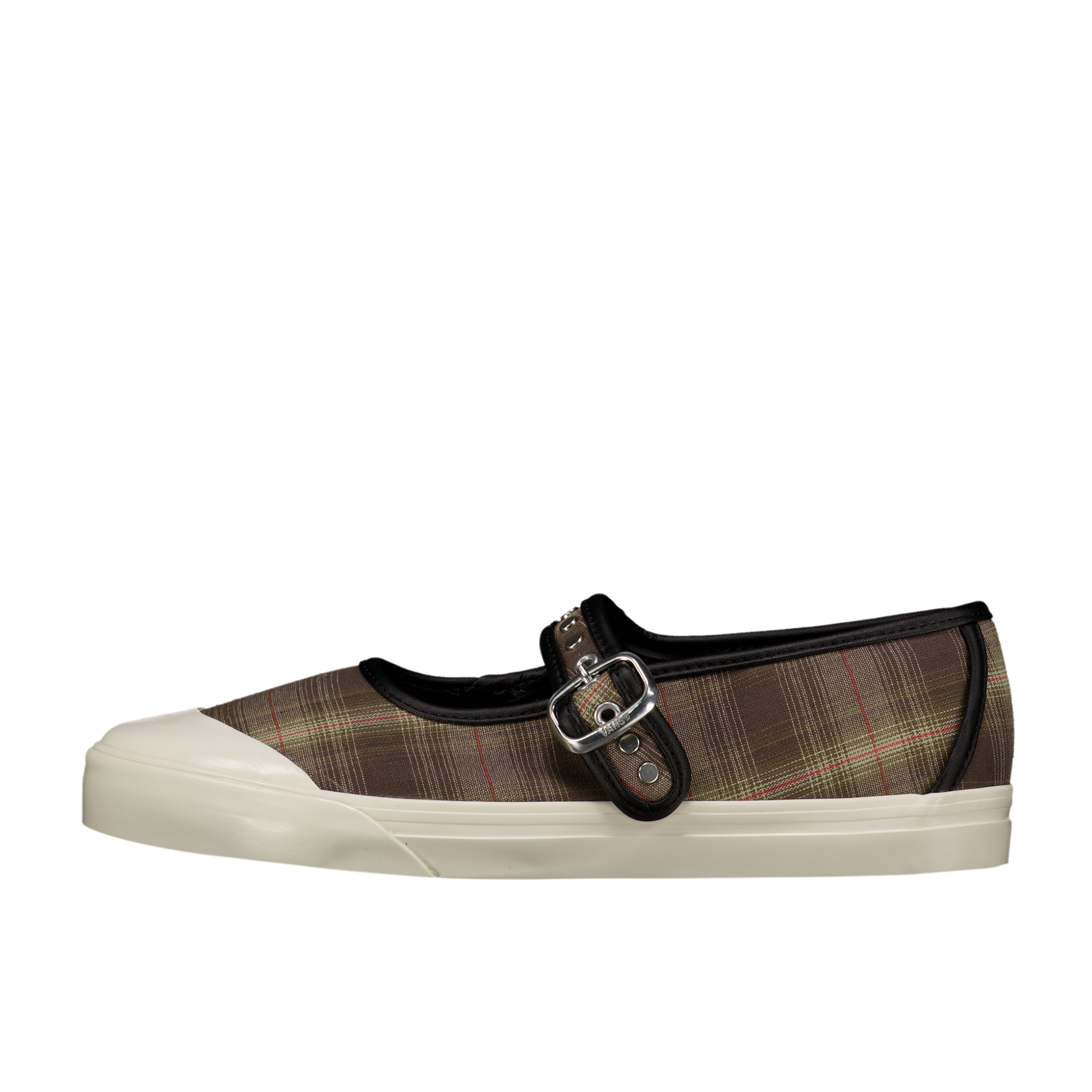 Mary Jane Lo Pro 'Prep Plaid Olive Green'