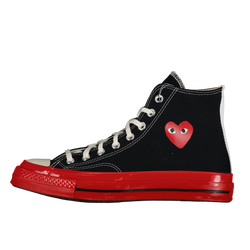 Cdg converse black 2025 high on feet