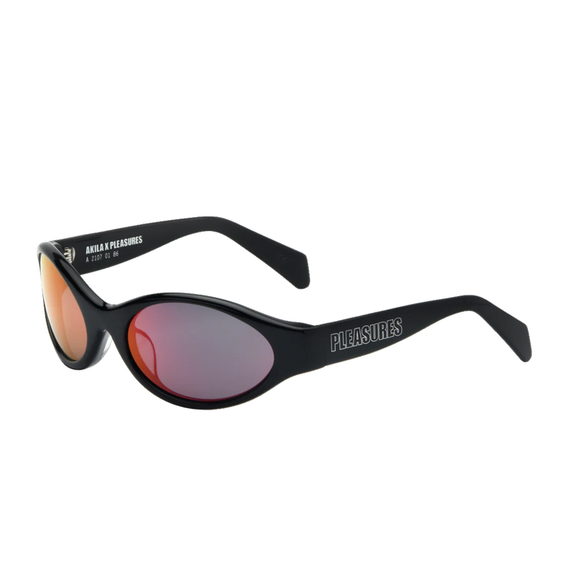 Road Ahead Reflective Sunglasses - Black/Orange – Haute & Rebellious